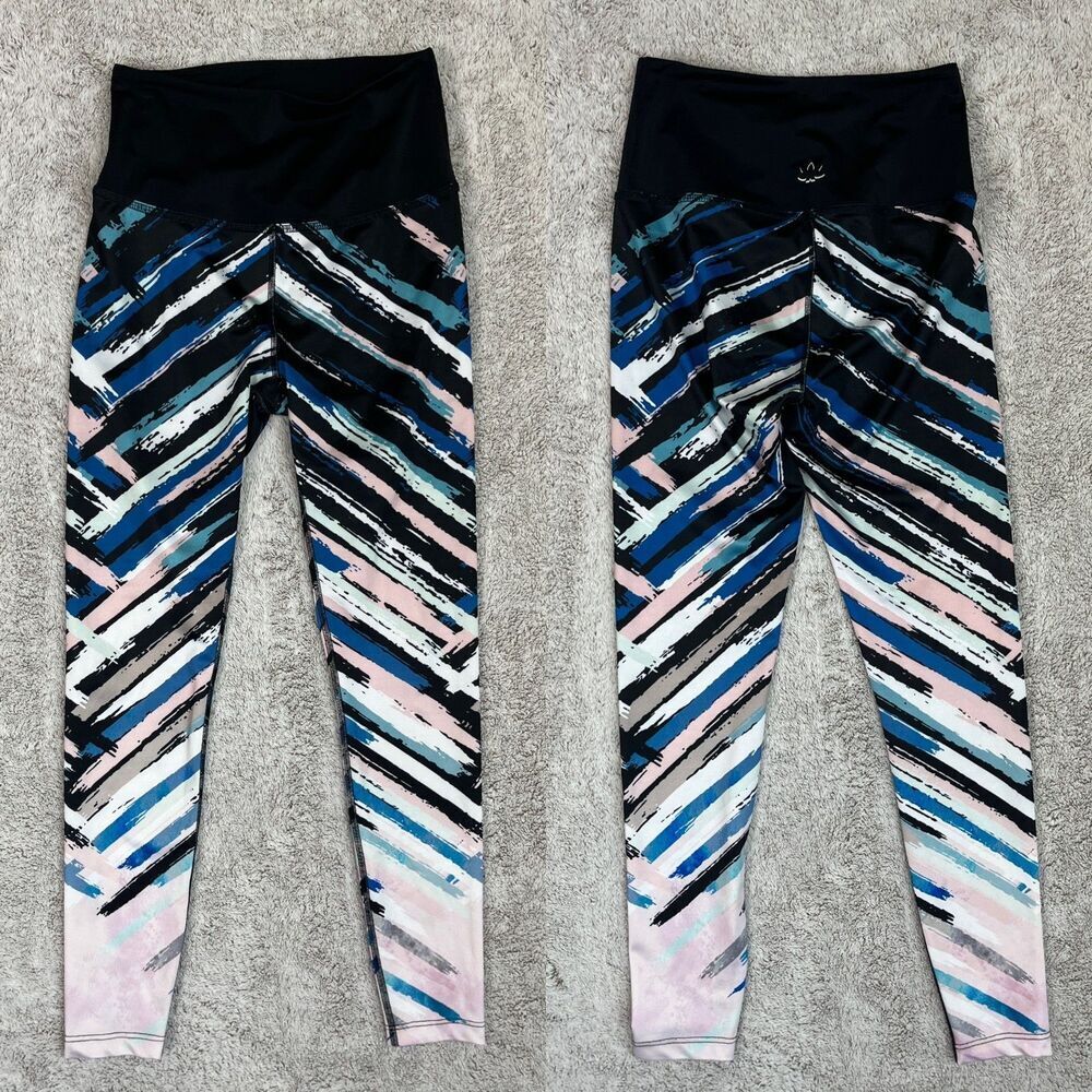 Beyond Yoga Multicolor Striped Leggings